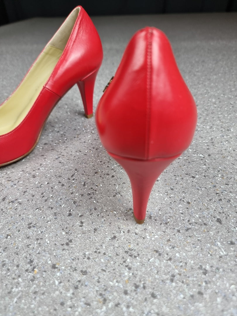 Escarpins Linea Raffaelli rouge - 38.5