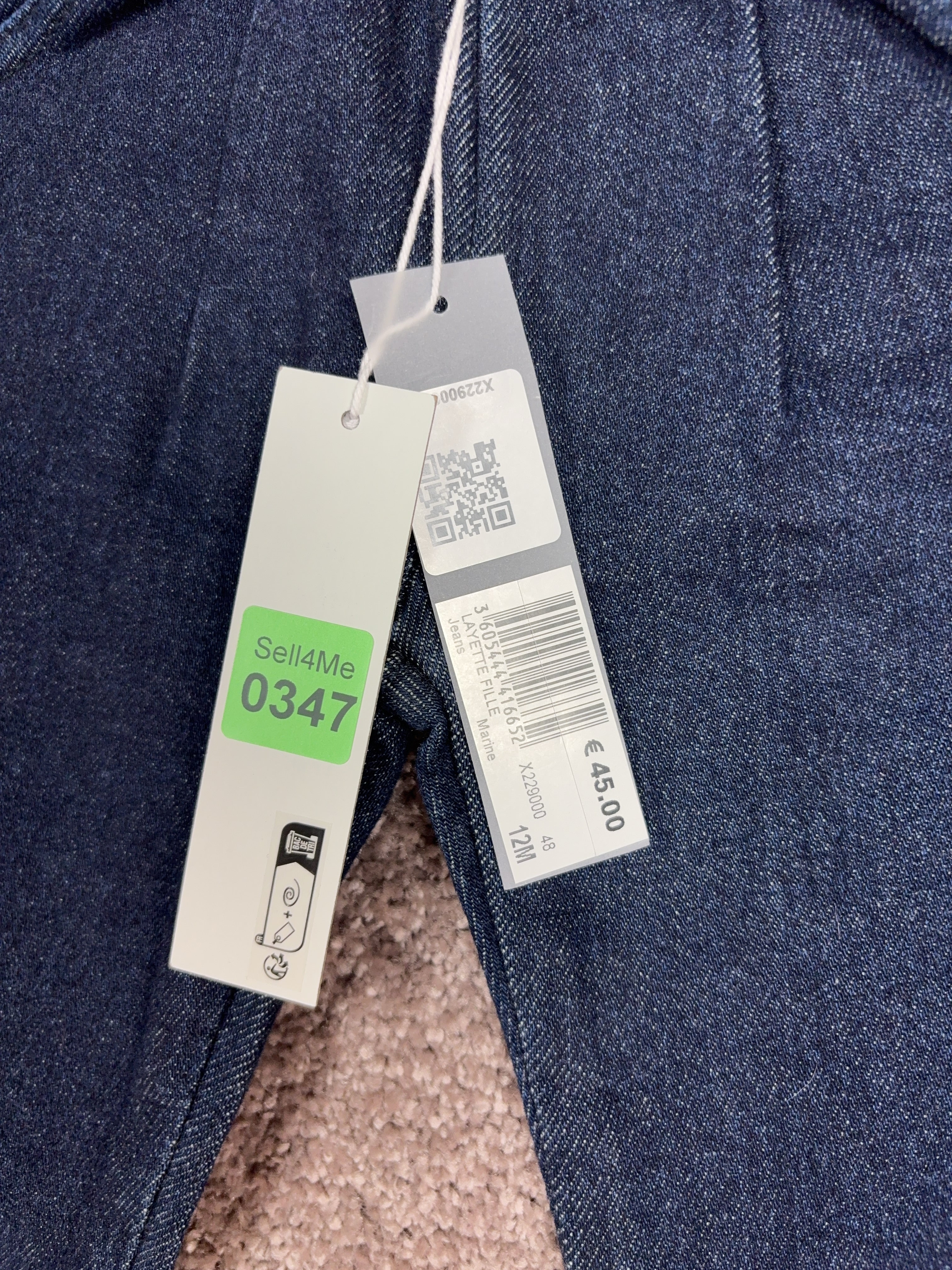 Ikks Baby Jeans 1 an Taille 74