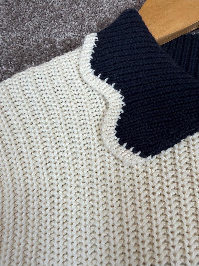 Pull Ikks Écru & Marine - 10 ans