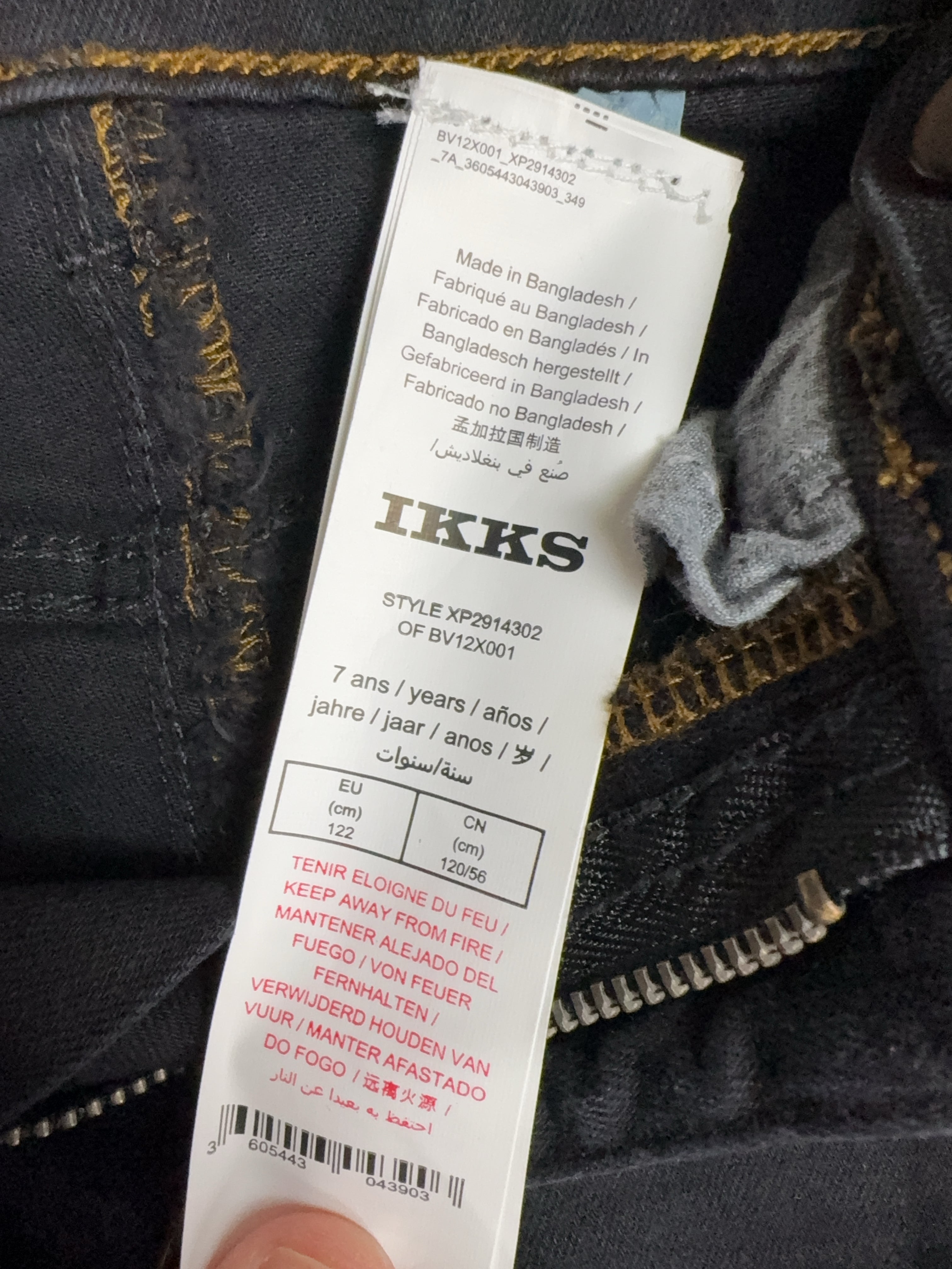 Ikks Boys Jeans (7 Ans) Tout neuf
