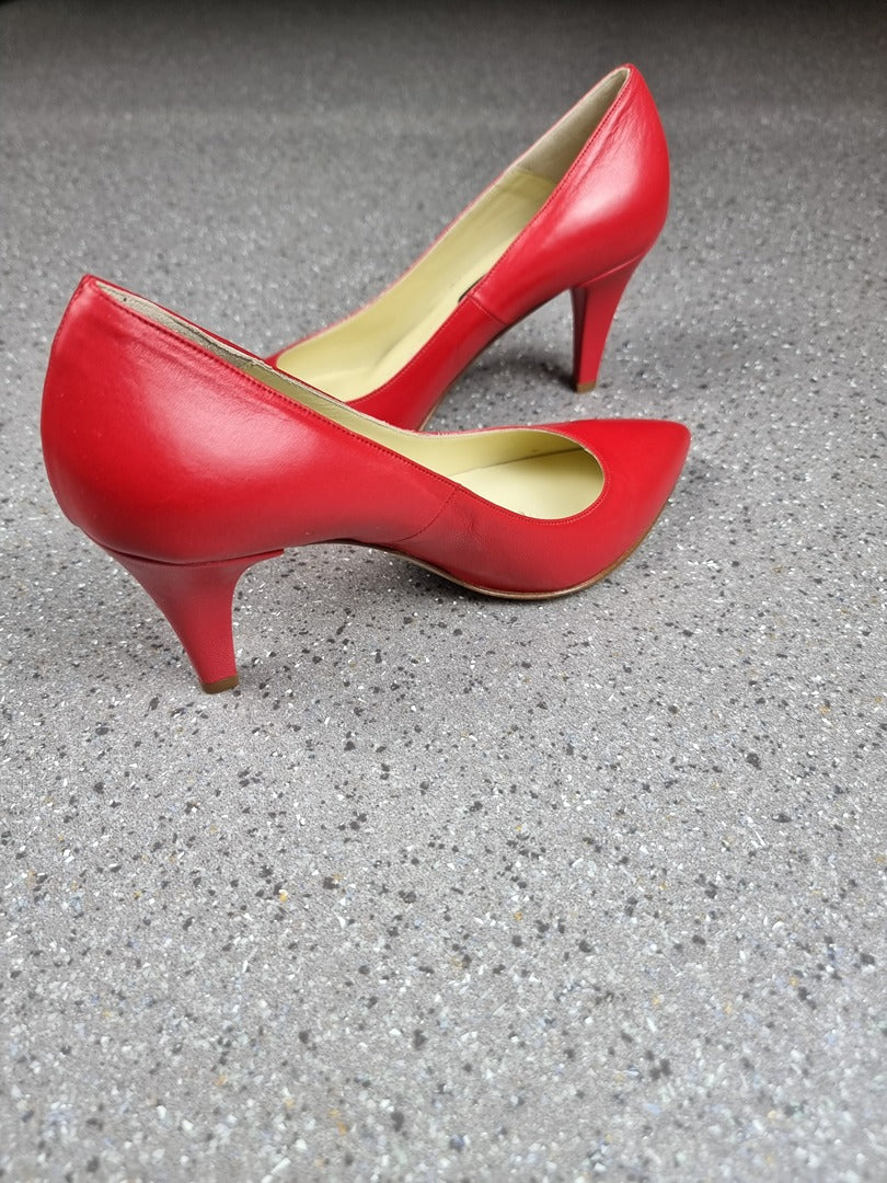 Escarpins Linea Raffaelli rouge - 38.5