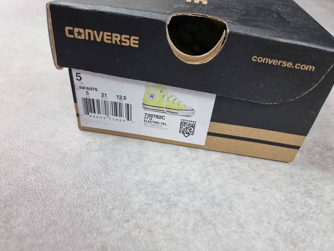 Chaussures bébé Converse Jaune - Pointure 21 C031