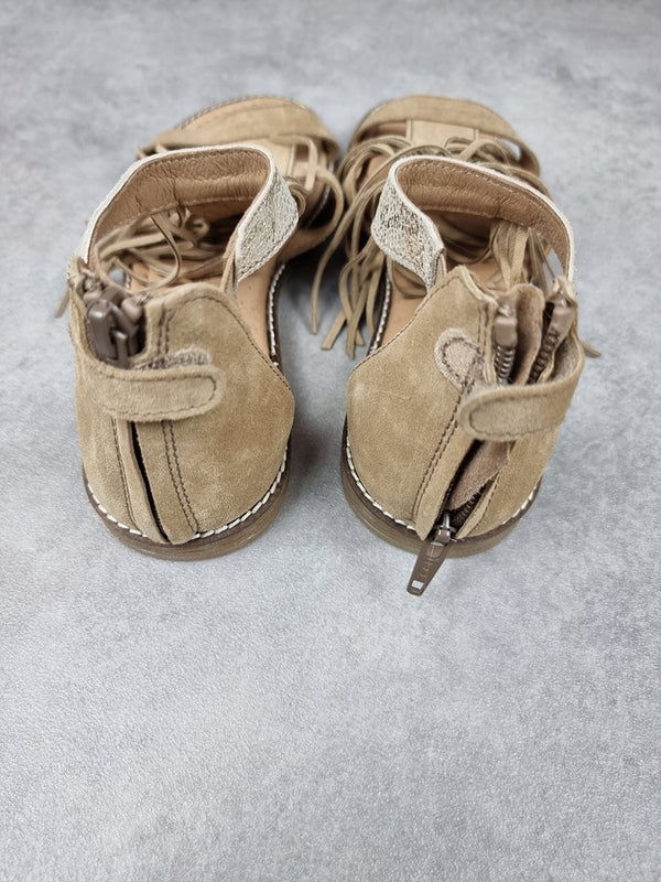 Sandales femme chic! beige - Pointure 37