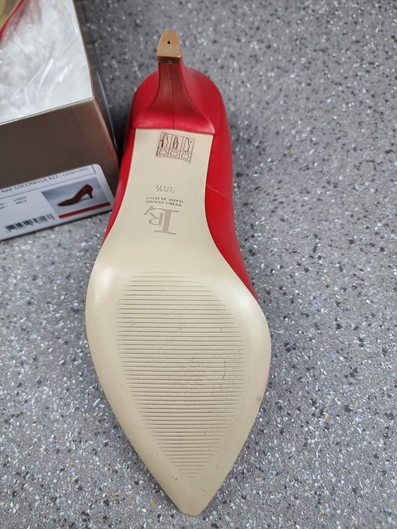 Escarpins Linea Raffaelli rouge - 38.5