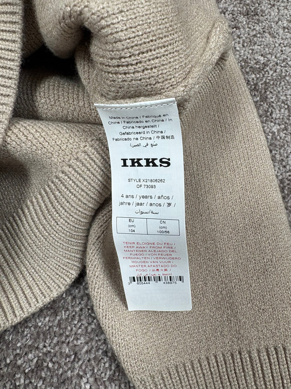 Pull IKKS beige enfant 4 ans