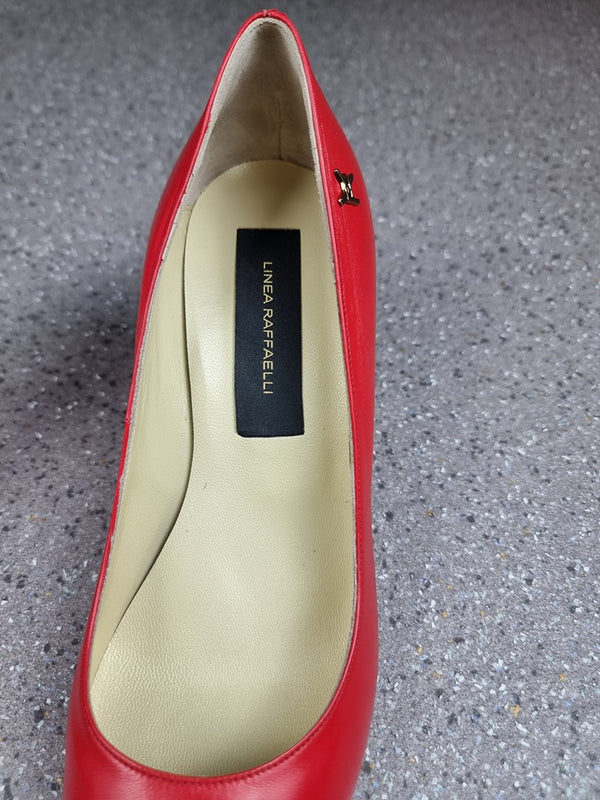 Escarpins Linea Raffaelli rouge - 38.5