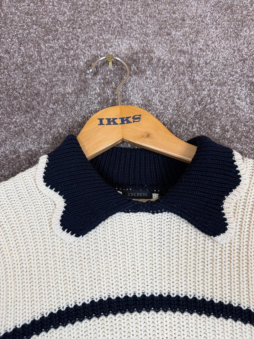 Pull Ikks Écru & Marine - 10 ans