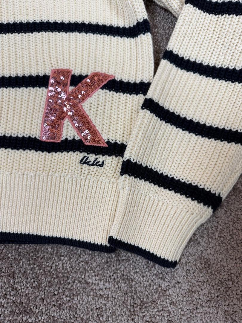Pull Ikks Écru & Marine - 10 ans