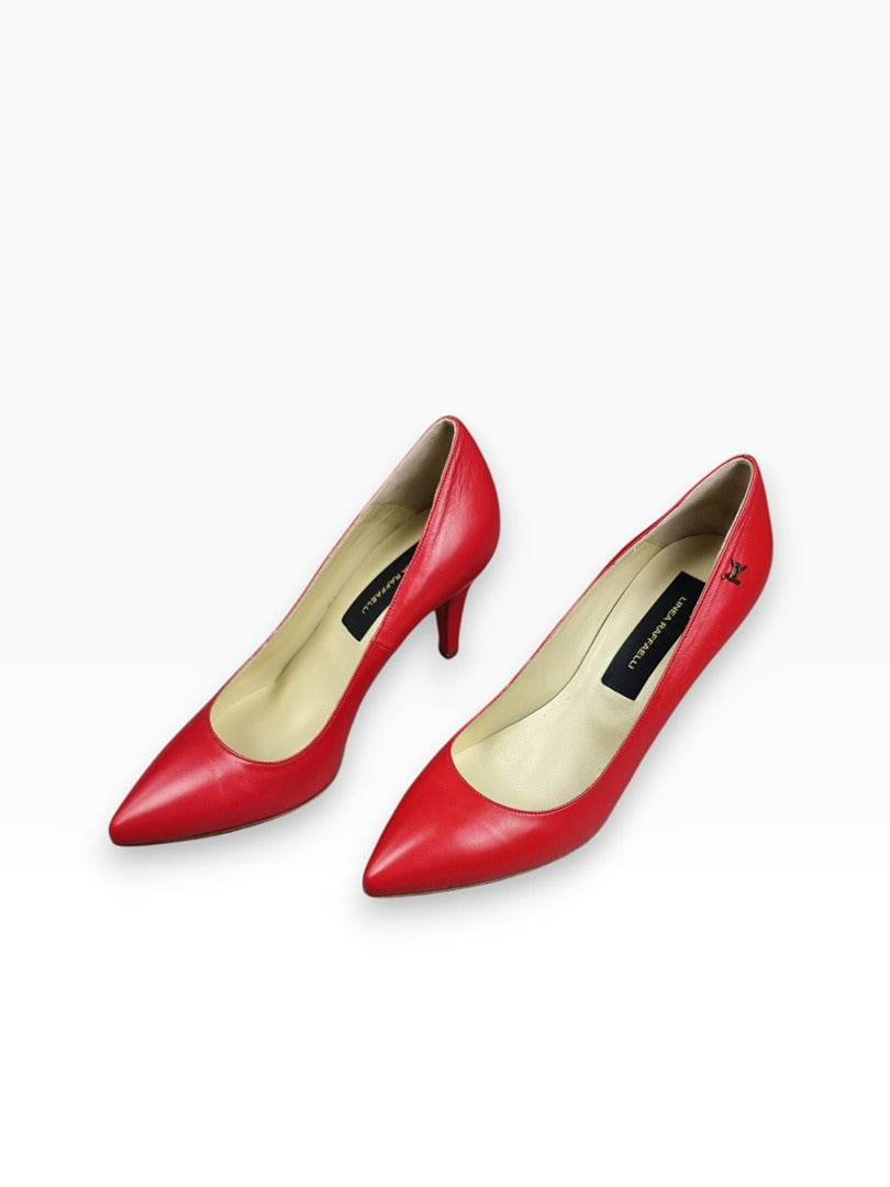 Escarpins Linea Raffaelli rouge - 38.5